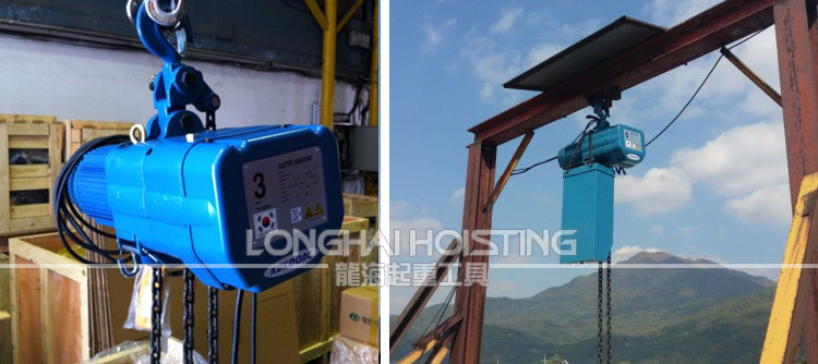 韓國KD-2環鏈電動葫蘆2噸~5噸應用